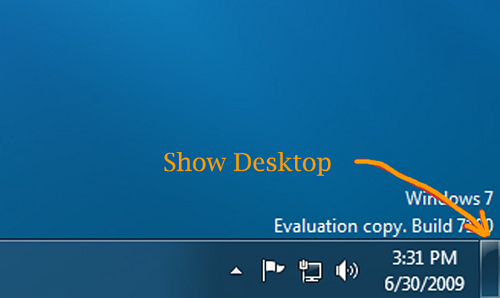 show desktop